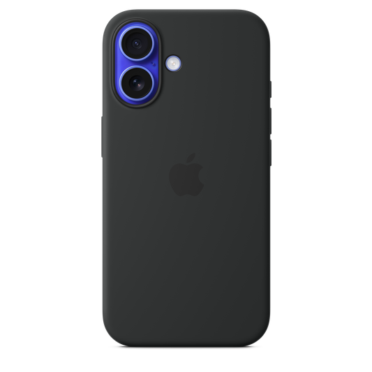 iPhone 16 Silicone Case sa MagSafe-om - Black - iSTYLE RS