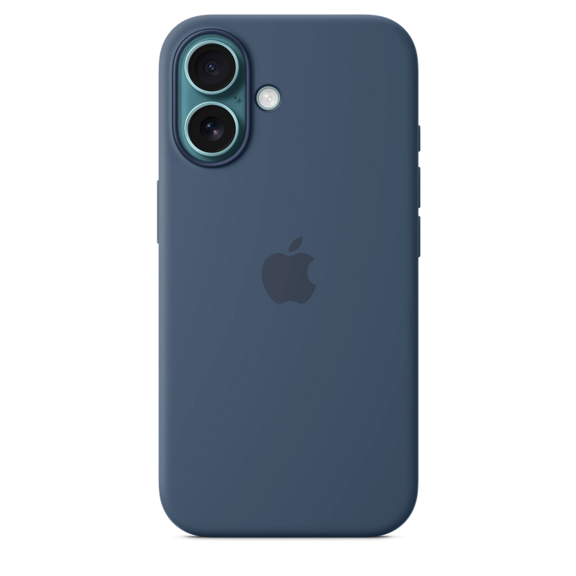 iPhone 16 Silicone Case sa MagSafe-om - Denim - iSTYLE RS