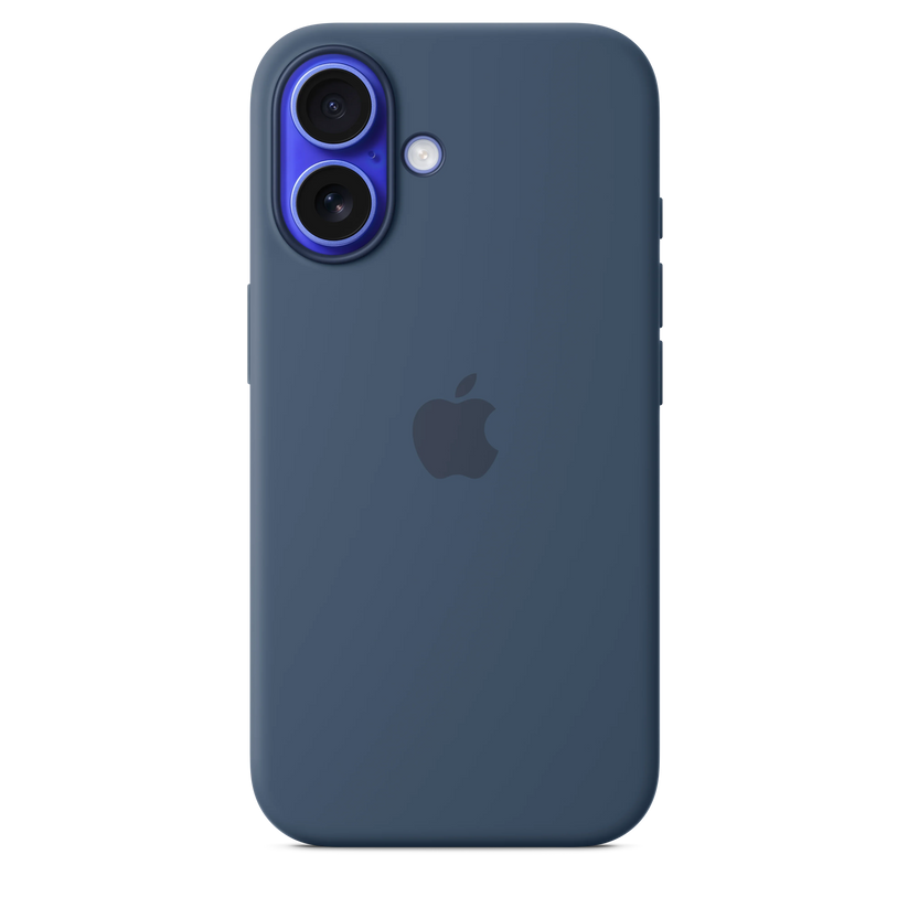 iPhone 16 Silicone Case sa MagSafe-om - Denim - iSTYLE RS