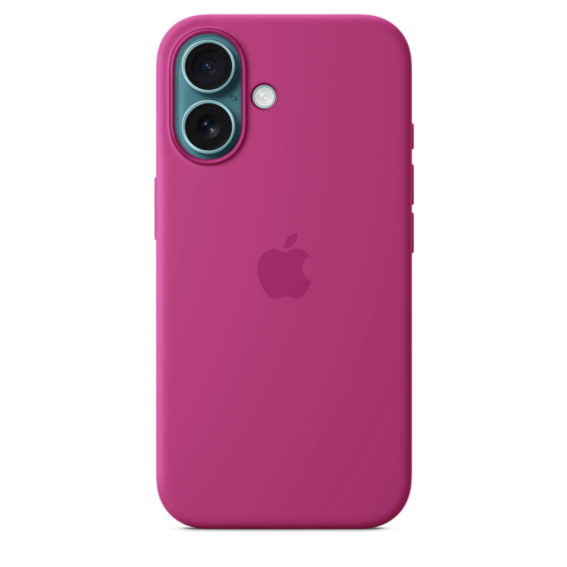 iPhone 16 Silicone Case sa MagSafe-om - Fuchsia - iSTYLE RS