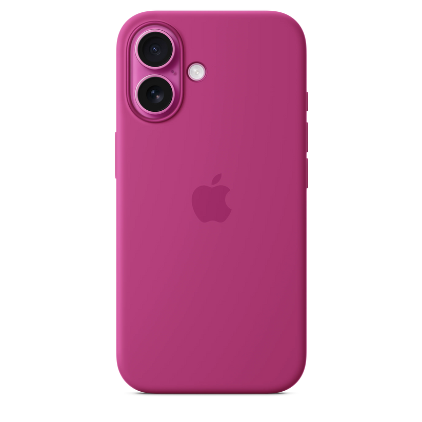 iPhone 16 Silicone Case sa MagSafe-om - Fuchsia - iSTYLE RS