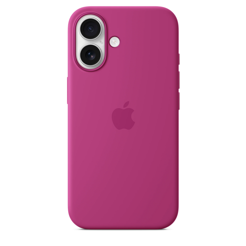 iPhone 16 Silicone Case sa MagSafe-om - Fuchsia - iSTYLE RS