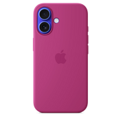 iPhone 16 Silicone Case sa MagSafe-om - Fuchsia - iSTYLE RS