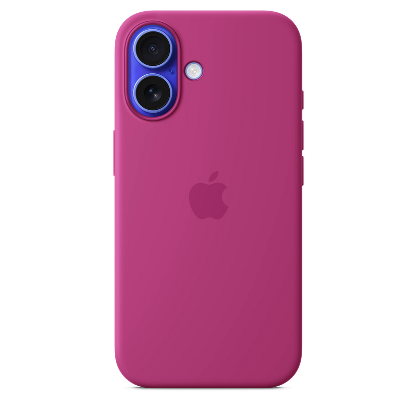 iPhone 16 Silicone Case sa MagSafe-om - Fuchsia - iSTYLE RS