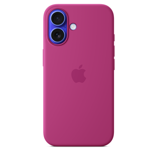 iPhone 16 Silicone Case sa MagSafe-om - Fuchsia - iSTYLE RS