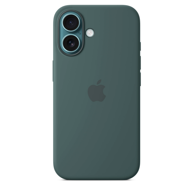 iPhone 16 Silicone Case sa MagSafe-om - Lake Green - iSTYLE RS