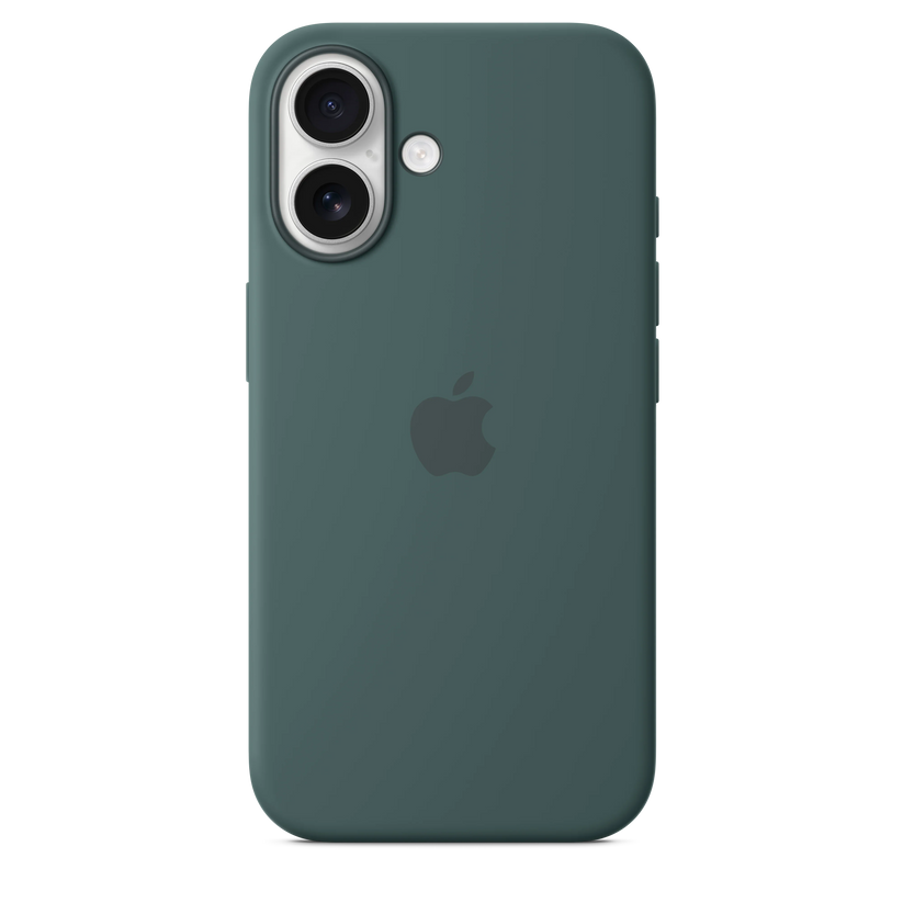iPhone 16 Silicone Case sa MagSafe-om - Lake Green - iSTYLE RS