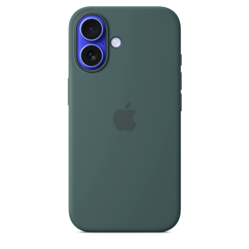 iPhone 16 Silicone Case sa MagSafe-om - Lake Green - iSTYLE RS