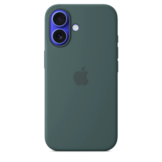 iPhone 16 Silicone Case sa MagSafe-om - Lake Green - iSTYLE RS