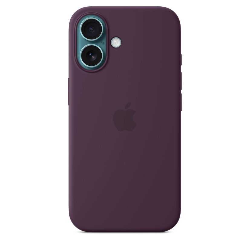iPhone 16 Silicone Case sa MagSafe-om - Plum - iSTYLE RS