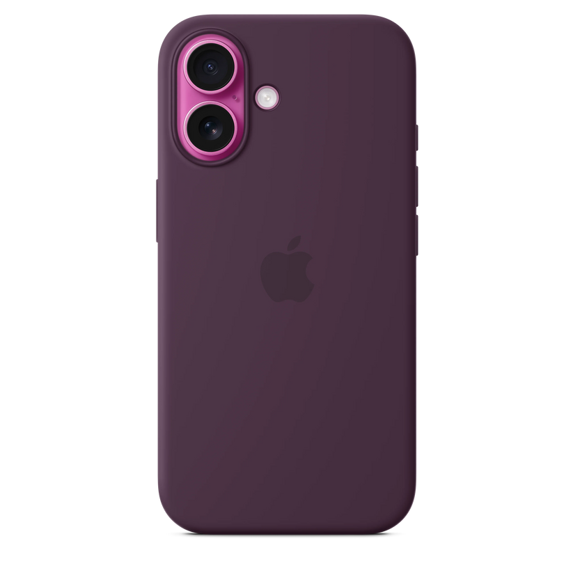 iPhone 16 Silicone Case sa MagSafe-om - Plum - iSTYLE RS