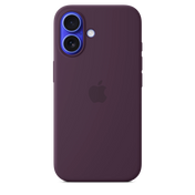 iPhone 16 Silicone Case sa MagSafe-om - Plum - iSTYLE RS