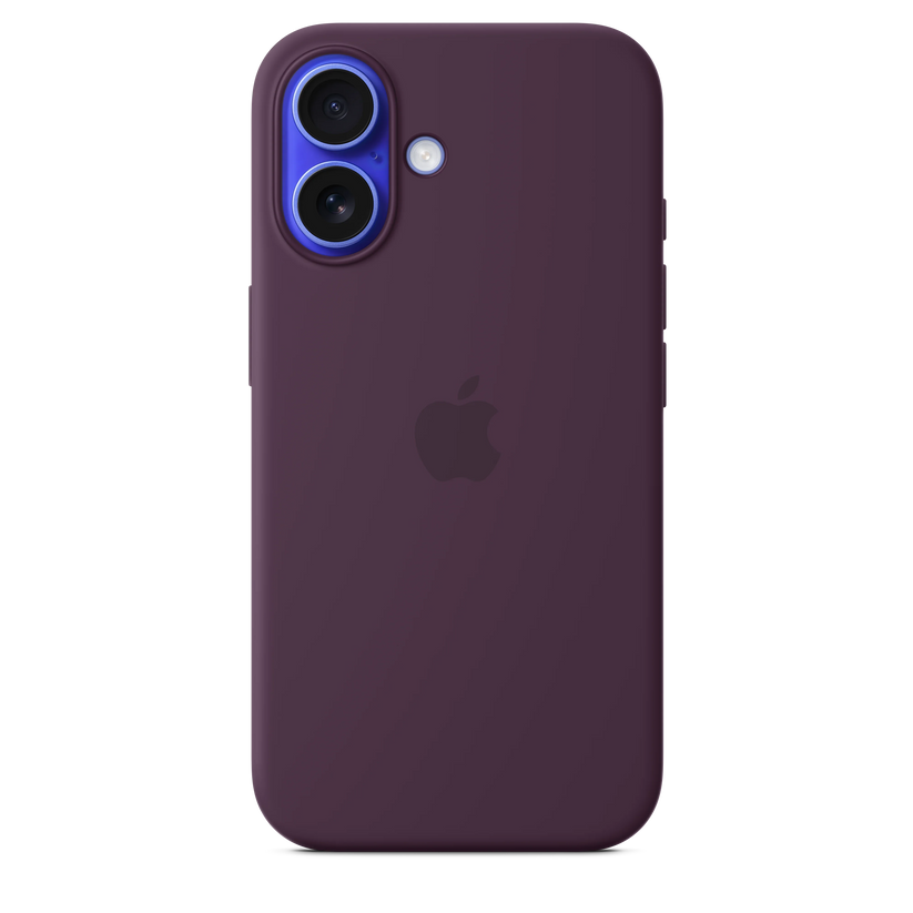 iPhone 16 Silicone Case sa MagSafe-om - Plum - iSTYLE RS