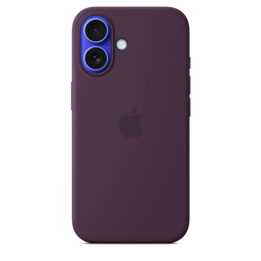 iPhone 16 Silicone Case sa MagSafe-om - Plum - iSTYLE RS