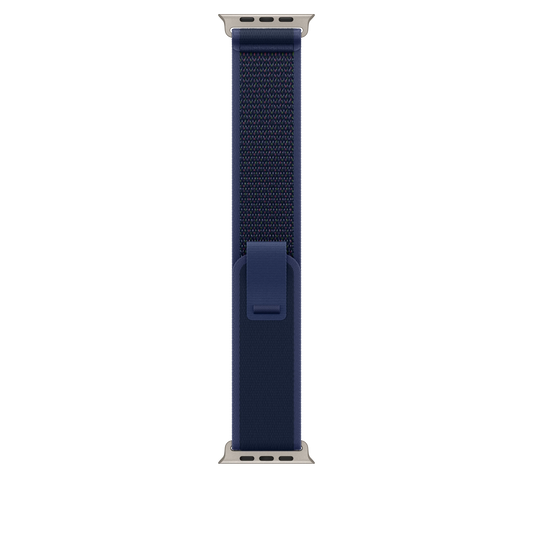 49mm Blue Trail Loop - M/L - Natural Titanium Finish - iSTYLE RS