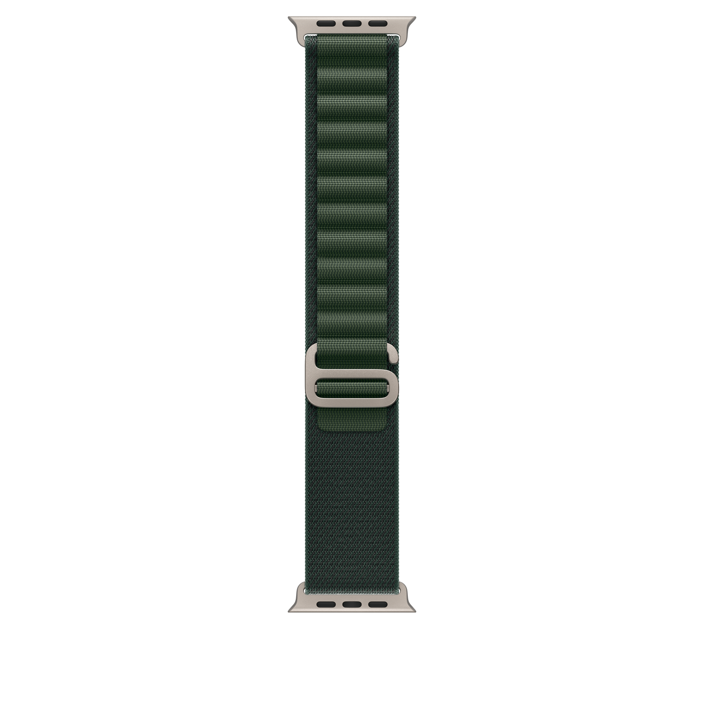 49mm Dark Green Alpine Loop - Medium - Natural Titanium Finish - iSTYLE RS