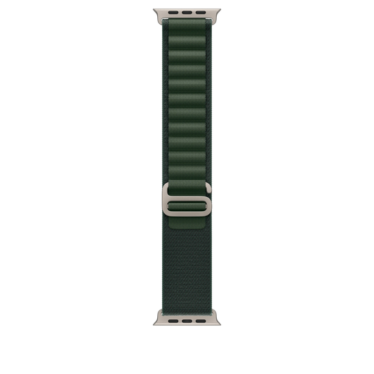 49mm Dark Green Alpine Loop - Medium - Natural Titanium Finish - iSTYLE RS