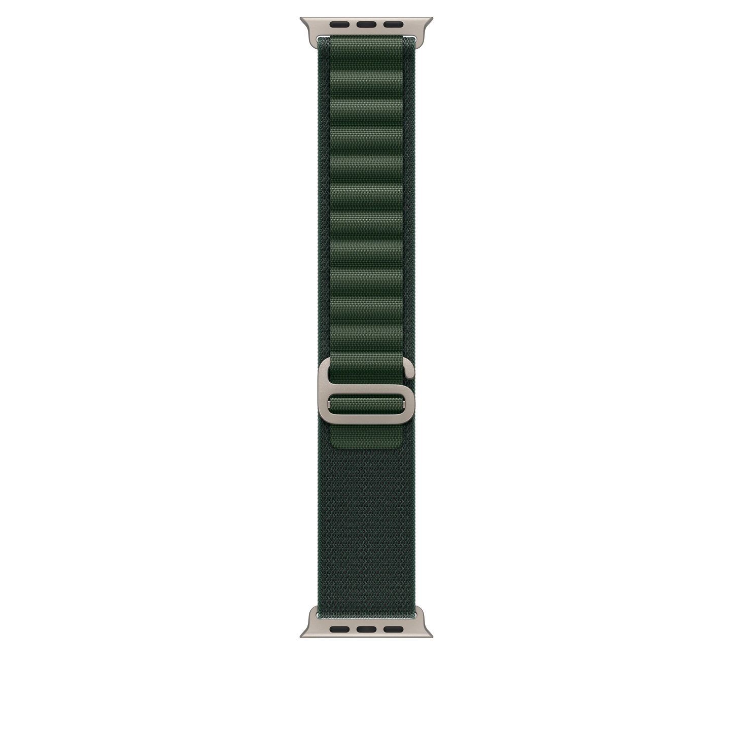 49mm Dark Green Alpine Loop - Small - Natural Titanium Finish - iSTYLE RS