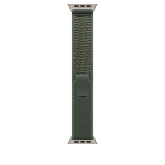 49mm Green Trail Loop - M/L - Natural Titanium Finish - iSTYLE RS