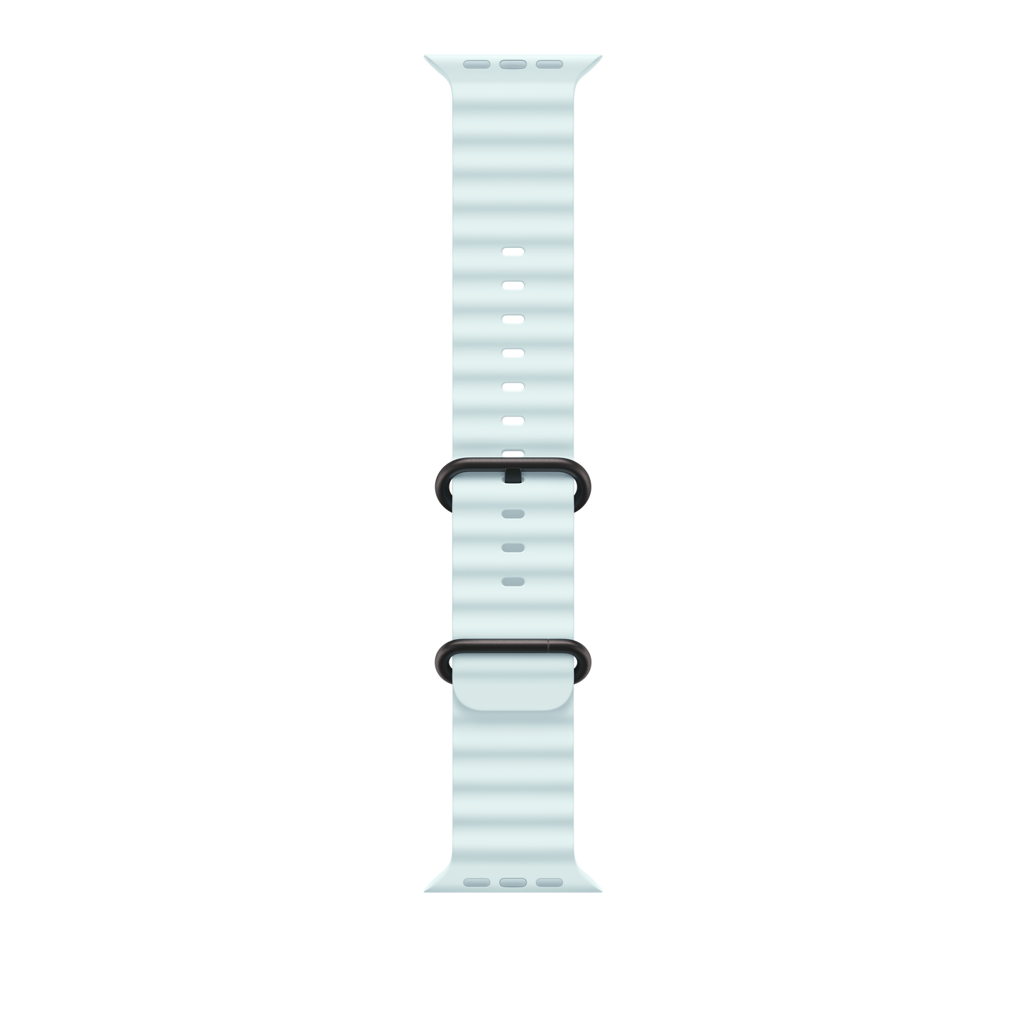 49mm Ice Blue Ocean Band - Black Titanium Finish - iSTYLE RS