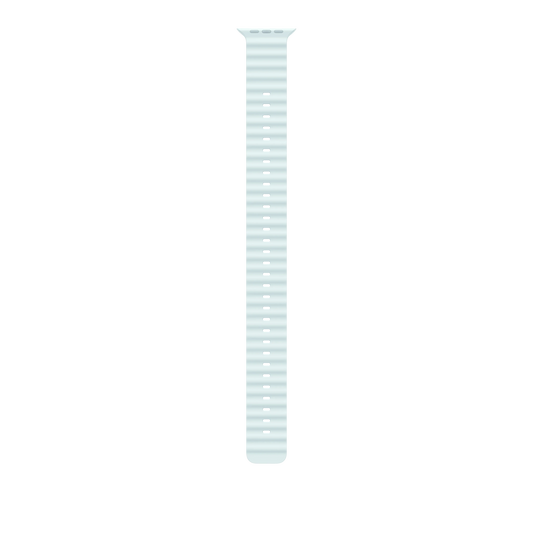 49mm Ice Blue Ocean Band Extension - Natural Titanium Finish - iSTYLE RS