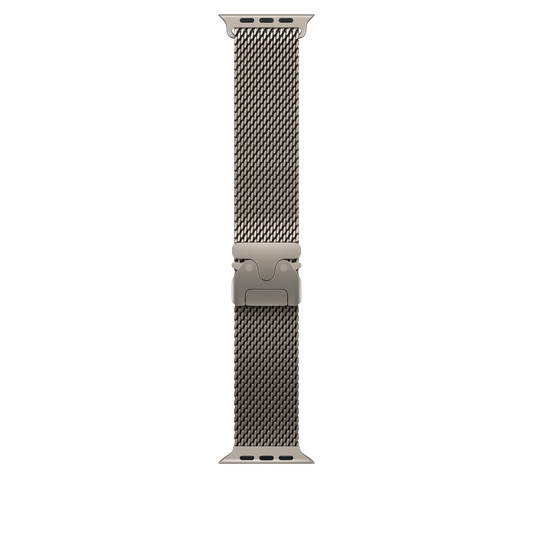 49mm Natural Titanium Milanese Loop - Medium - iSTYLE RS