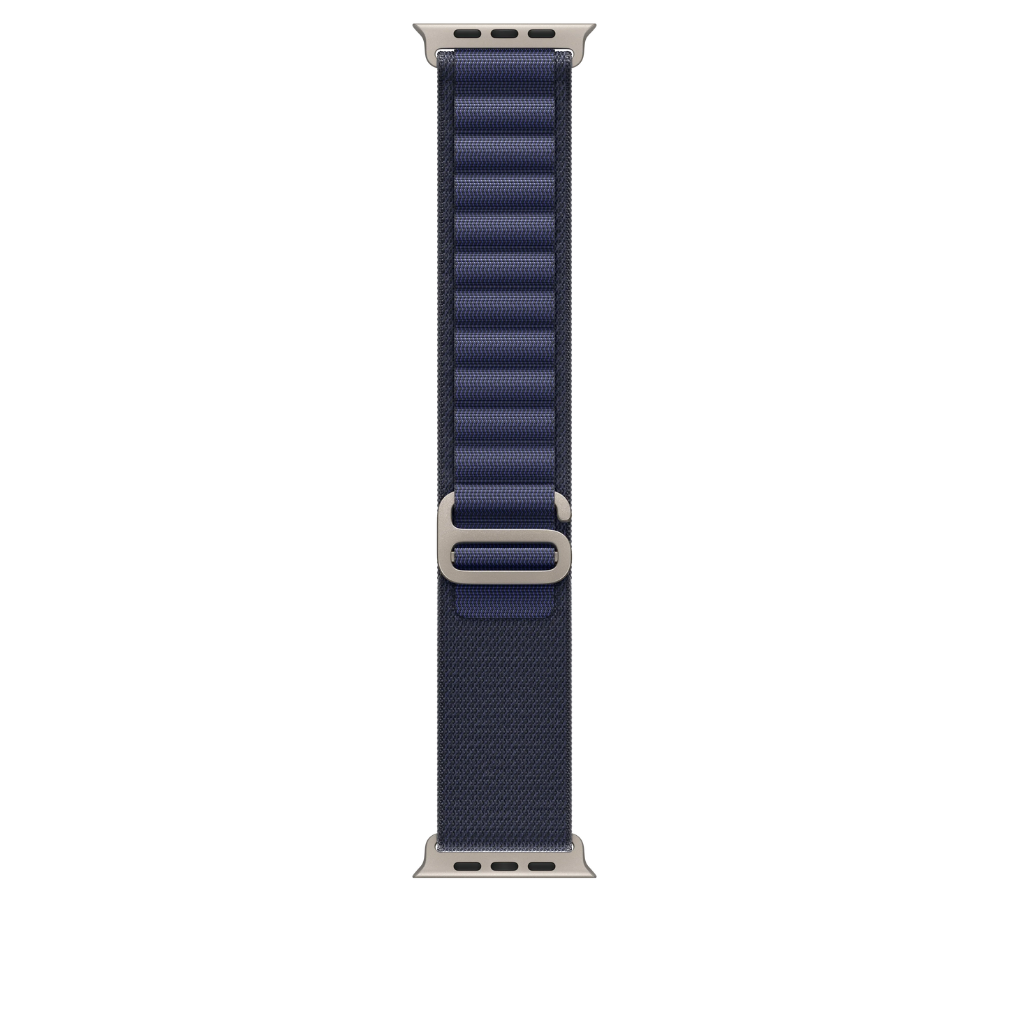 49mm Navy Alpine Loop - Large - Natural Titanium Finish - iSTYLE RS