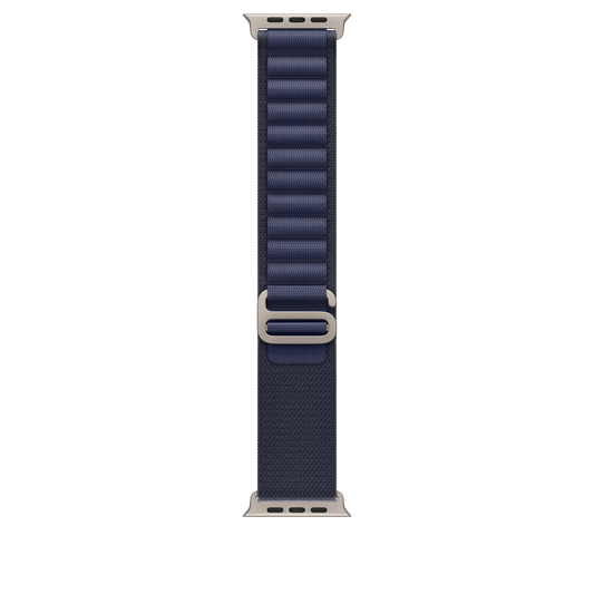 49mm Navy Alpine Loop - Small - Natural Titanium Finish - iSTYLE RS