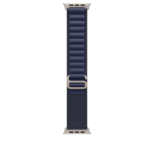 49mm Navy Alpine Loop - Small - Natural Titanium Finish - iSTYLE RS