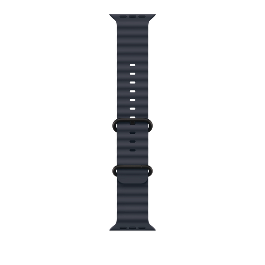 49mm Navy Ocean Band - Black Titanium Finish - iSTYLE RS