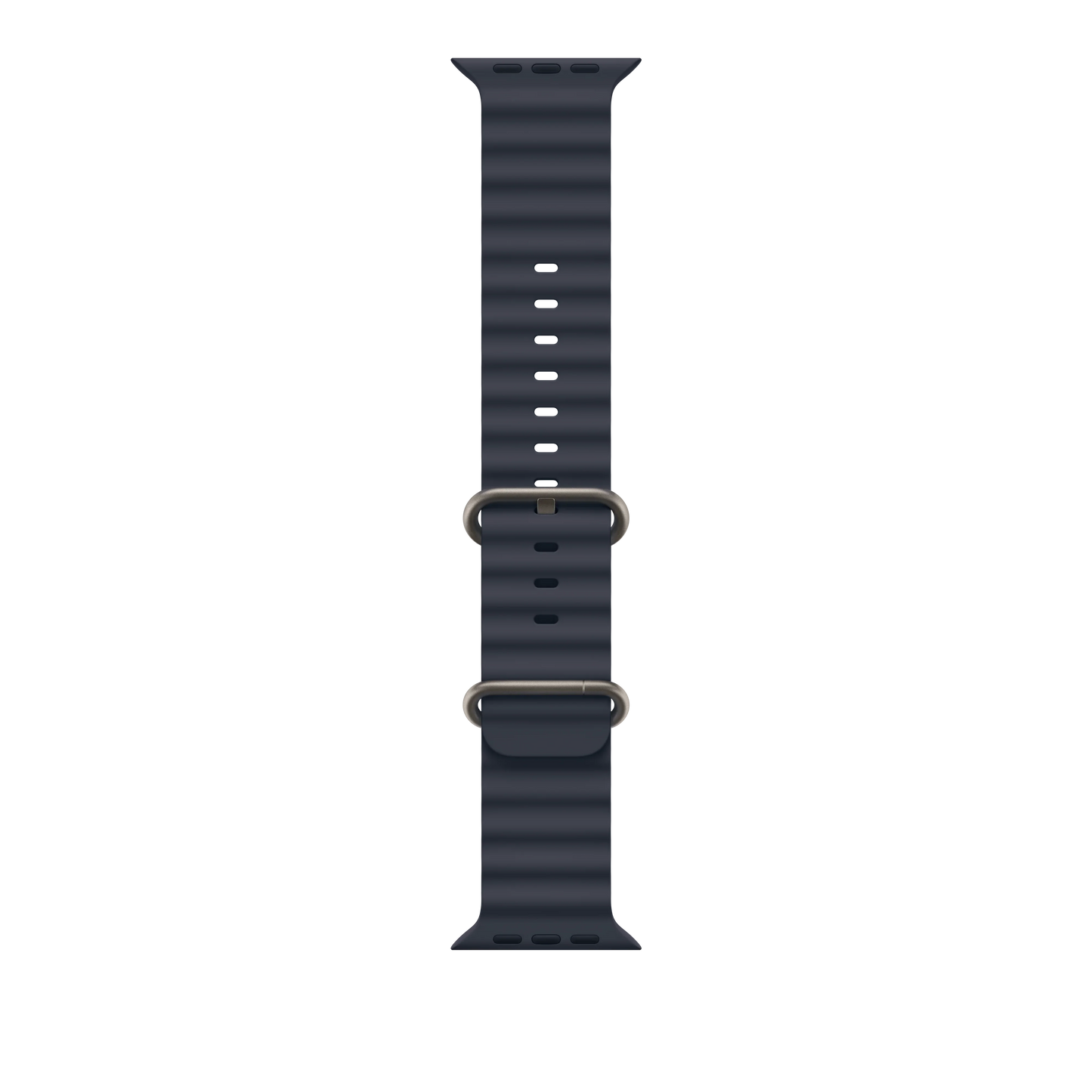 49mm Navy Ocean Band - Natural Titanium Finish - iSTYLE RS