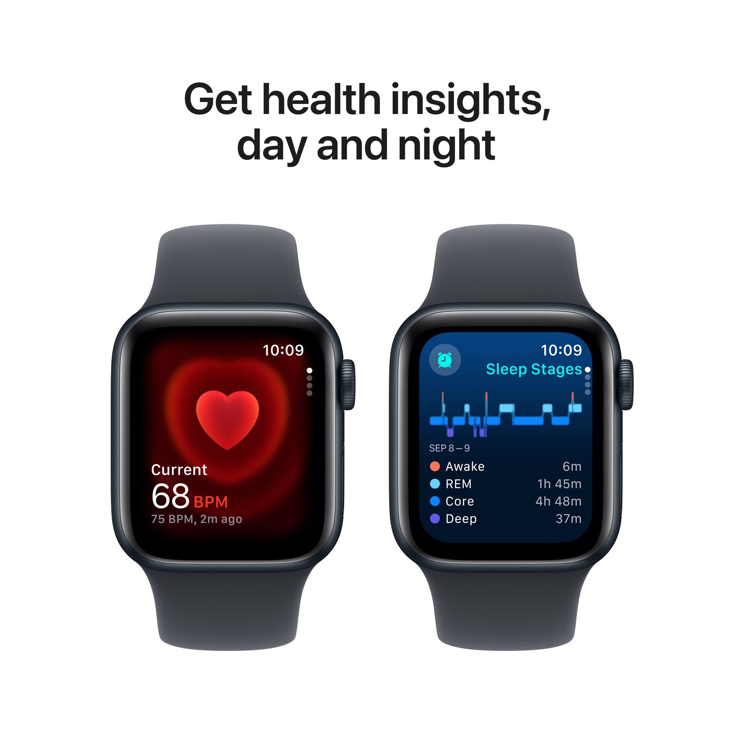 Apple Watch SE GPS 40mm Midnight Aluminium Case with Midnight Sport Band - M/L - iSTYLE RS