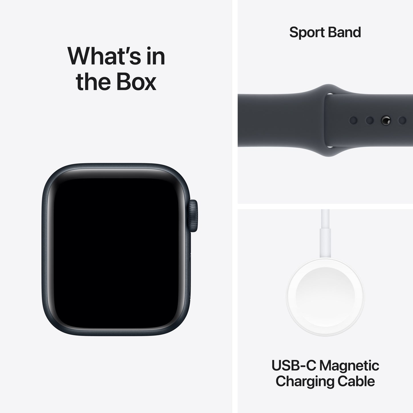 Apple Watch SE GPS 40mm Midnight Aluminium Case with Midnight Sport Band - M/L - iSTYLE RS