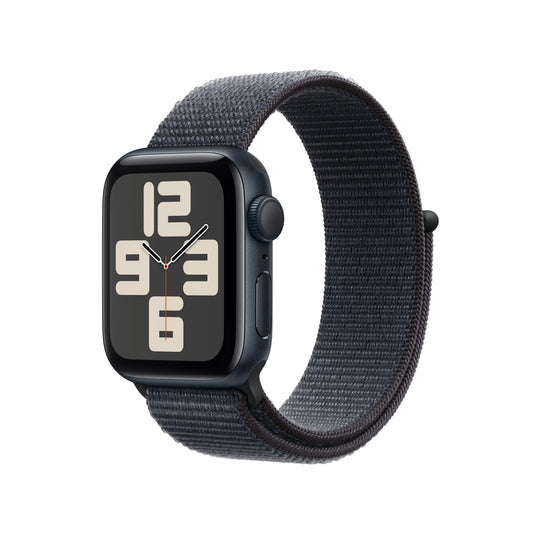 Apple Watch SE GPS 40mm Midnight Aluminium Case with Ink Sport Loop - iSTYLE RS