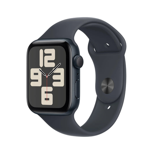 Apple Watch SE GPS 44mm Midnight Aluminium Case with Midnight Sport Band - S/M - iSTYLE RS
