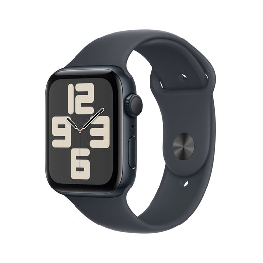 Apple Watch SE GPS 44mm Midnight Aluminium Case with Midnight Sport Band - M/L - iSTYLE RS