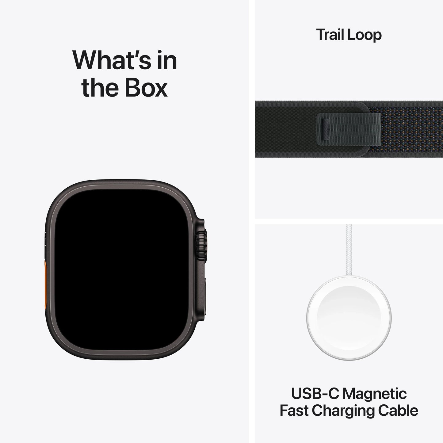 Apple Watch Ultra 2 GPS + Cellular 49mm Black Titanium Case with Black Trail Loop - M/L - iSTYLE RS