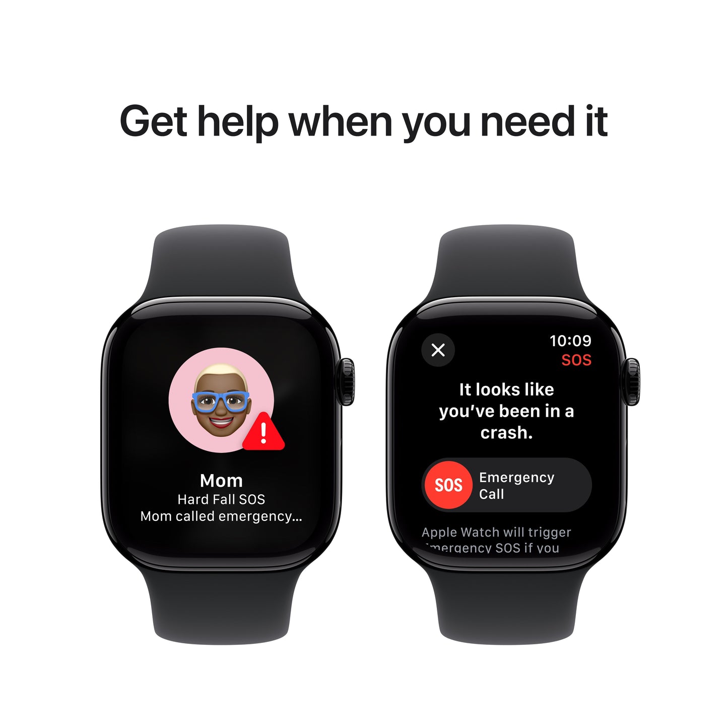 Apple Watch Series 10 GPS 42mm Jet Black Aluminium Case with Black Sport Band - S/M - iSTYLE RS