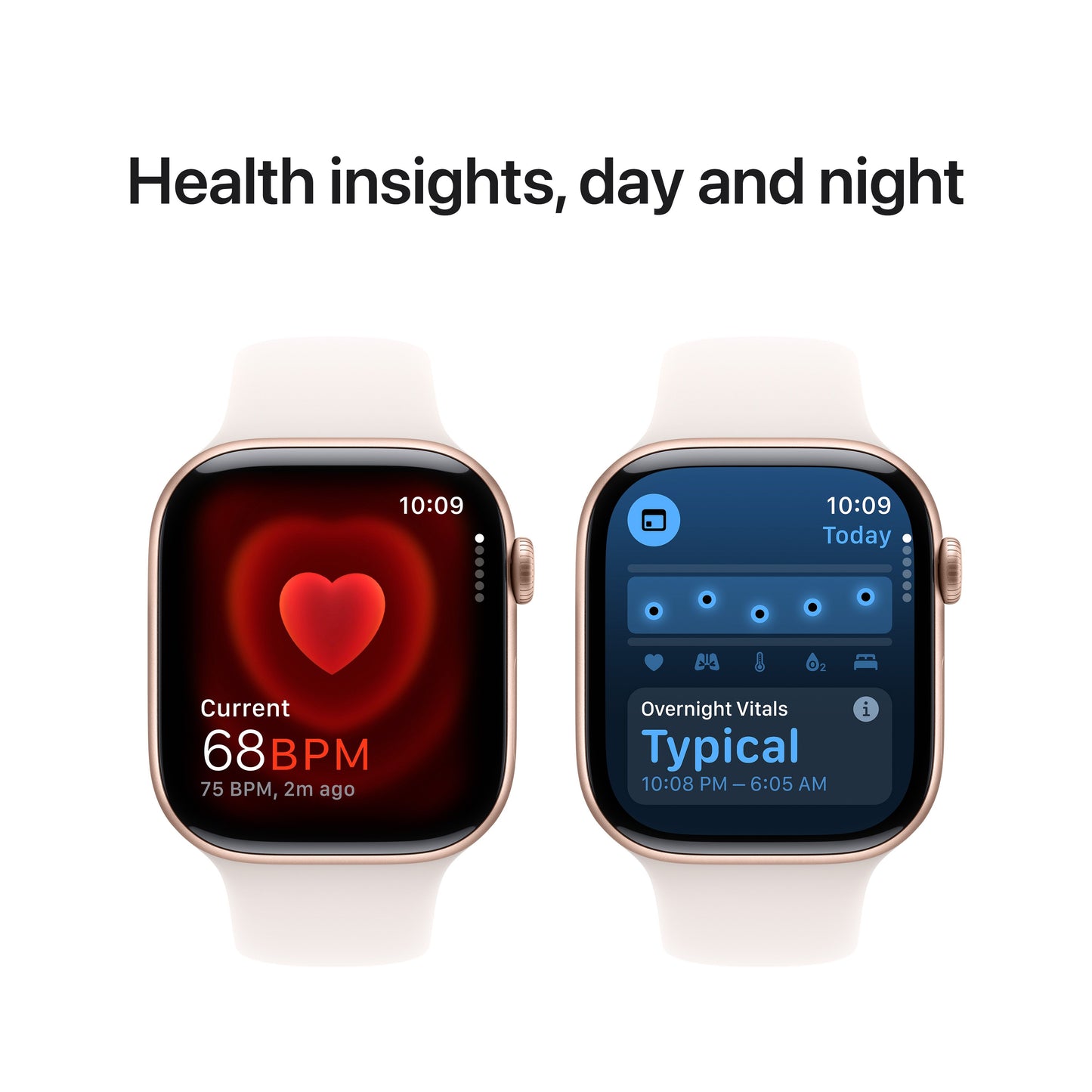 Apple Watch Series 10 GPS 46mm Rose Gold Aluminium Case with Light Blush Sport Band - S/M - iSTYLE RS