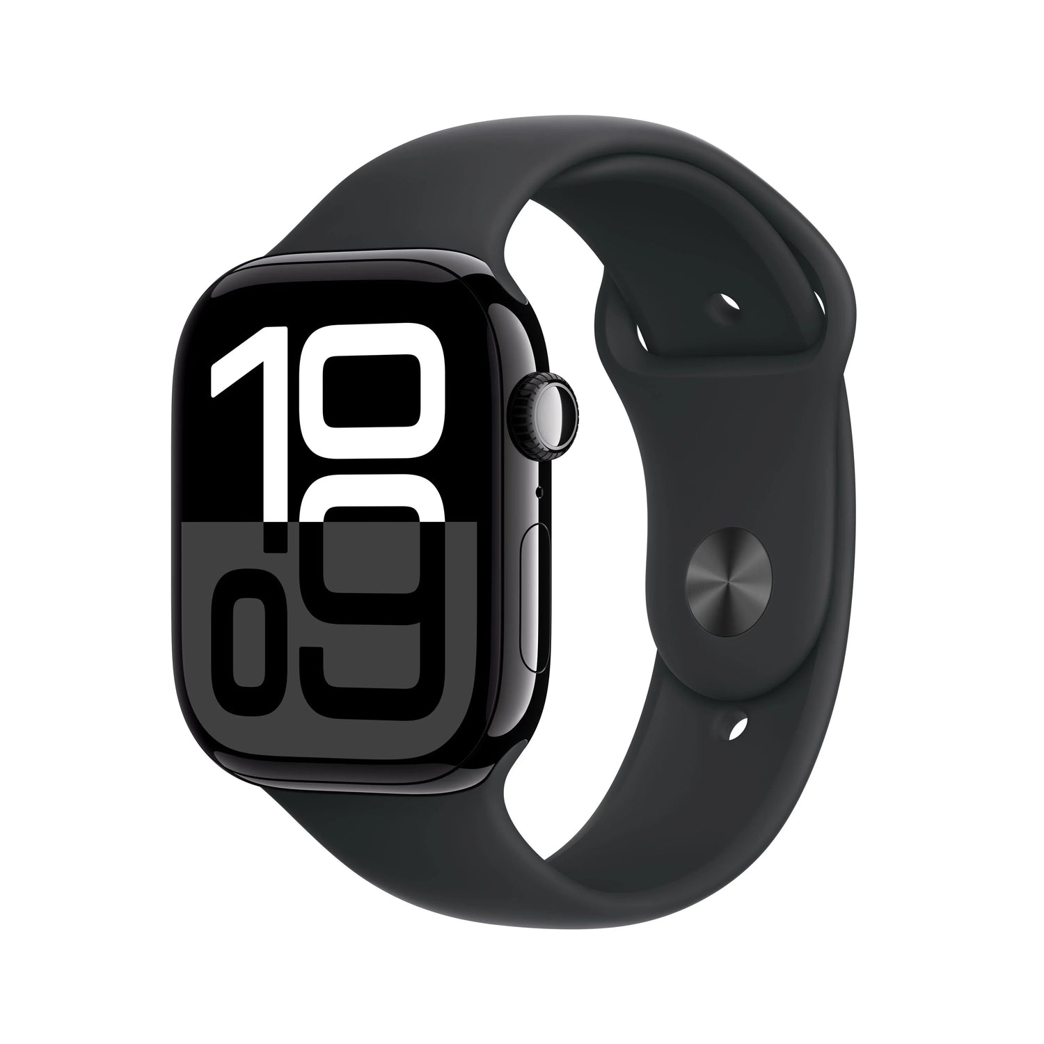 Apple Watch Series 10 GPS 46mm Jet Black Aluminium Case with Black Sport Band - M/L - iSTYLE RS