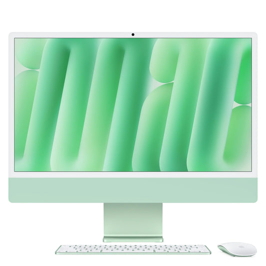 24-inčni iMac M4 sa 4,5K Retina displejom, 10-jezgarnim CPU-om, 10-jezgarnim GPU-om, 16GB objedinjene memorije i 512GB SSD - Green - iSTYLE RS