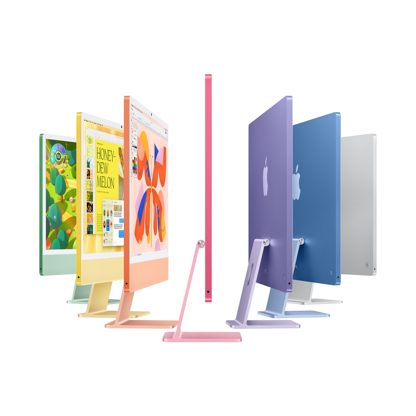 24-inčni iMac M4 sa 4,5K Retina displejom, 10-jezgarnim CPU-om, 10-jezgarnim GPU-om, 24GB objedinjene memorije i 512GB SSD - Silver - iSTYLE RS