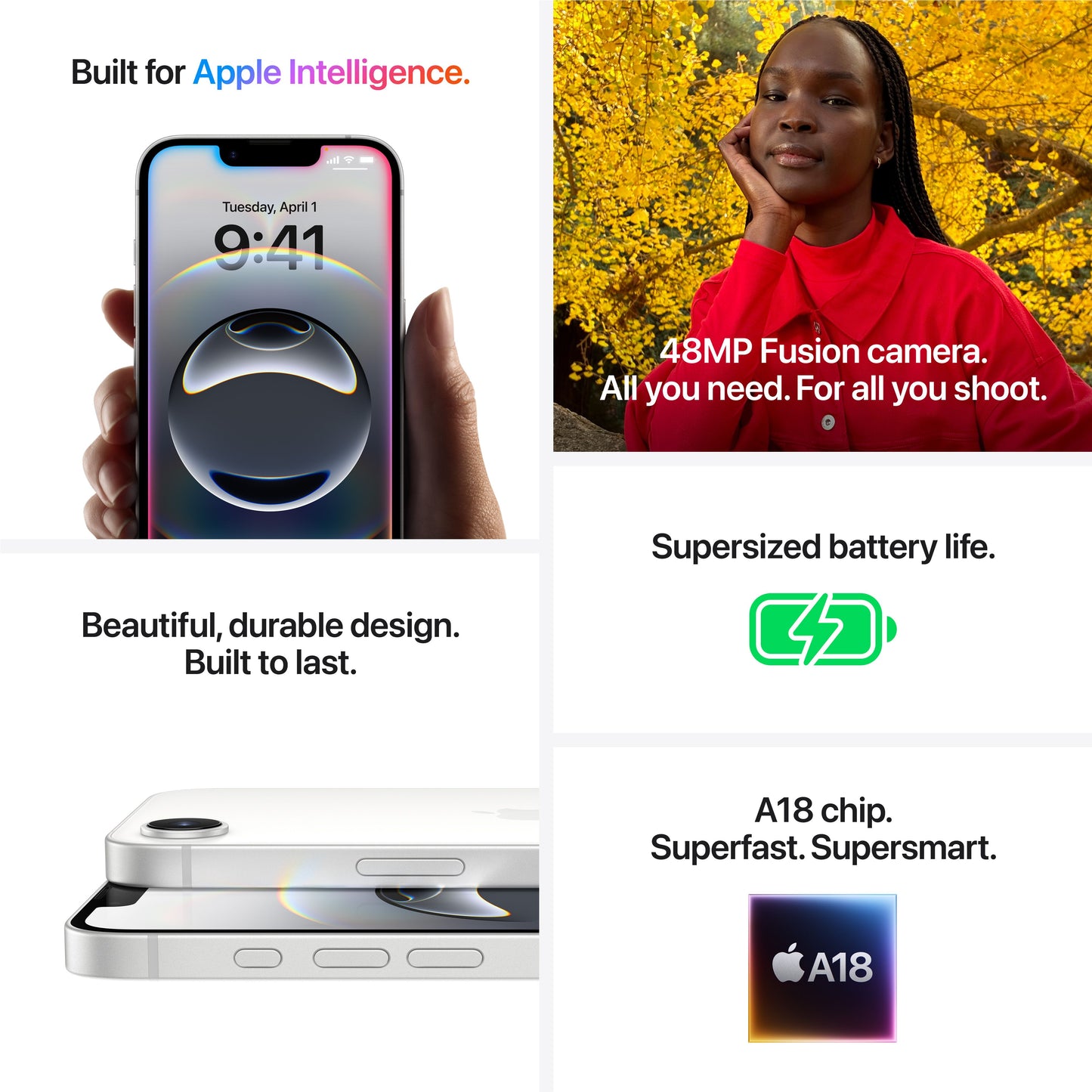 iPhone 16e 128GB White - iSTYLE RS