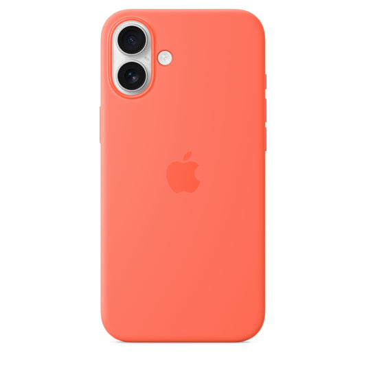 iPhone 16 Plus Silicone Case sa MagSafe-om – Tangerine - iSTYLE RS