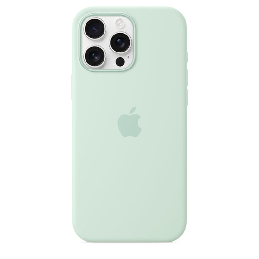 iPhone 16 Pro Max Silicone Case sa MagSafe-om – Aquamarine - iSTYLE RS