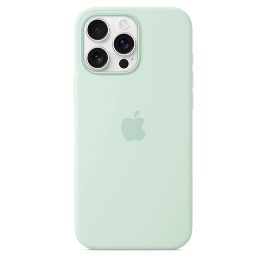 iPhone 16 Pro Max Silicone Case sa MagSafe-om – Aquamarine - iSTYLE RS
