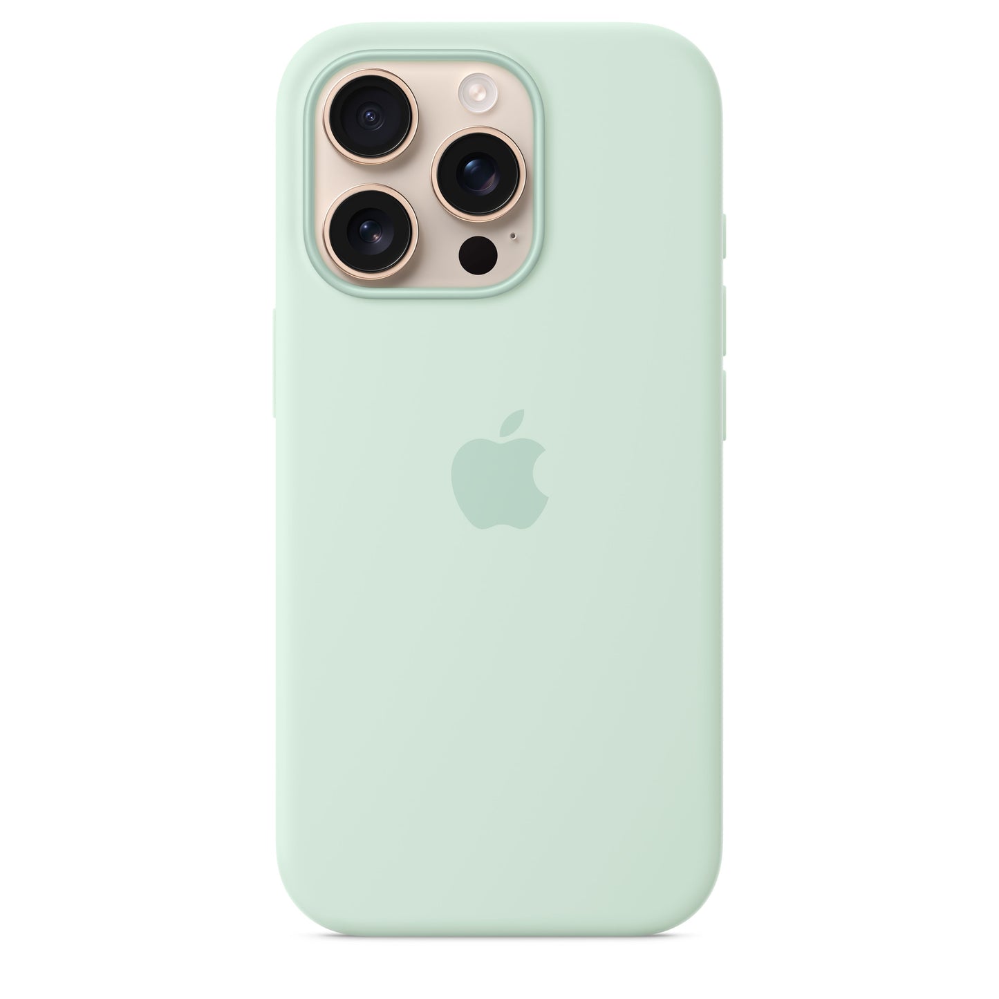 iPhone 16 Pro Silicone Case sa MagSafe-om - Aquamarine - iSTYLE RS