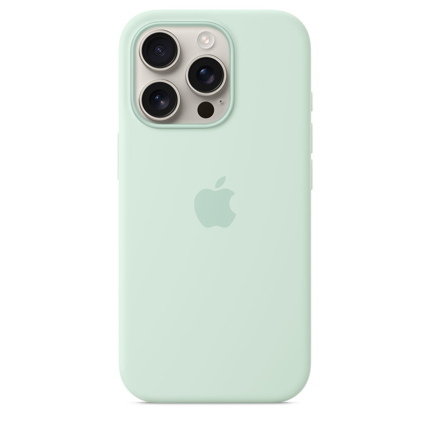 iPhone 16 Pro Silicone Case sa MagSafe-om - Aquamarine - iSTYLE RS