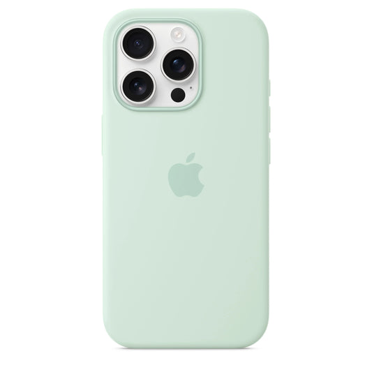 iPhone 16 Pro Silicone Case sa MagSafe-om - Aquamarine - iSTYLE RS