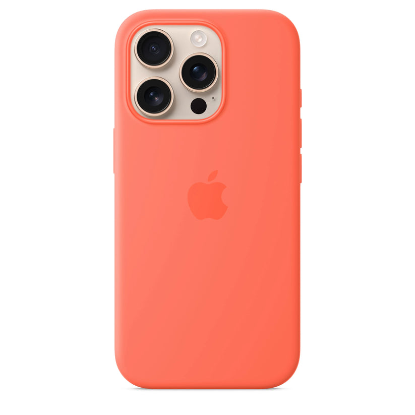 iPhone 16 Pro Silicone Case sa MagSafe-om - Tangerine - iSTYLE RS